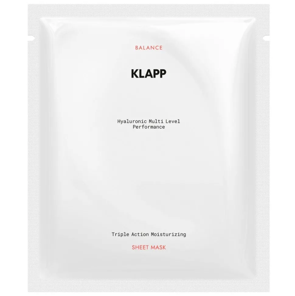 Klapp Balance Triple Action Moisturizing Sheet Mask 3er