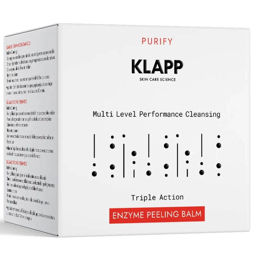 Klapp Cosmetics Purify Triple Action Enzyme Peeling Balm 50 ml