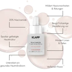 Klapp Niacinamide 20% Triple Action Refine Concentrate 15 ml