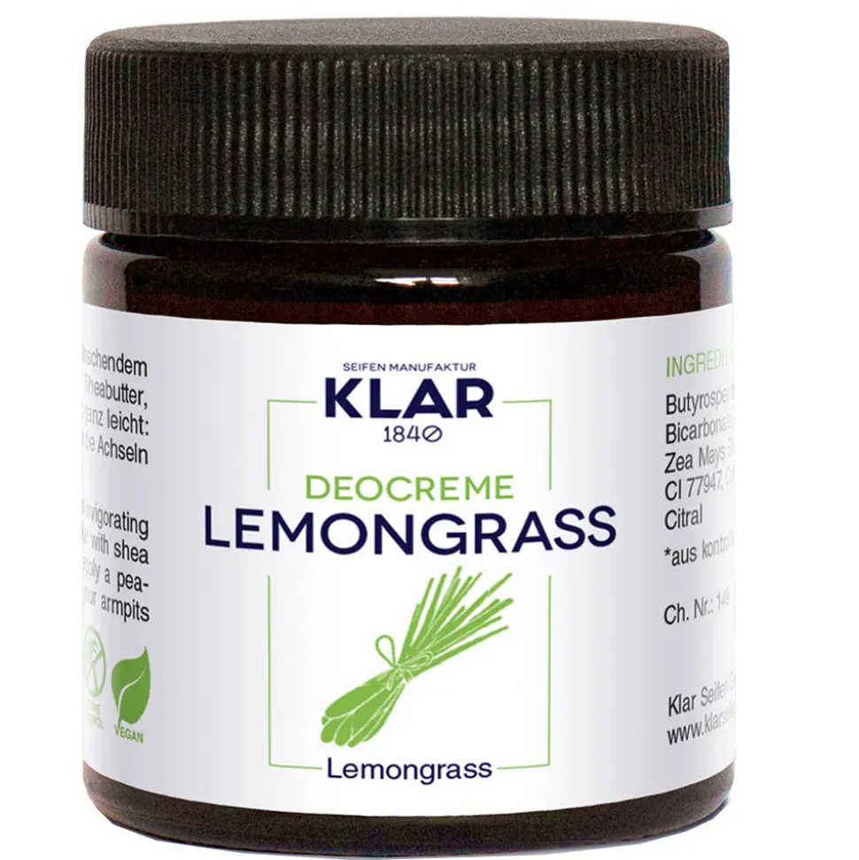 Klar's Deocreme Lemongrass 30 ml