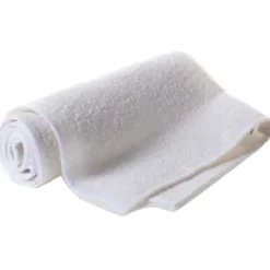 Klar's Leinenfrotté Handtuch Reinweiß Uni