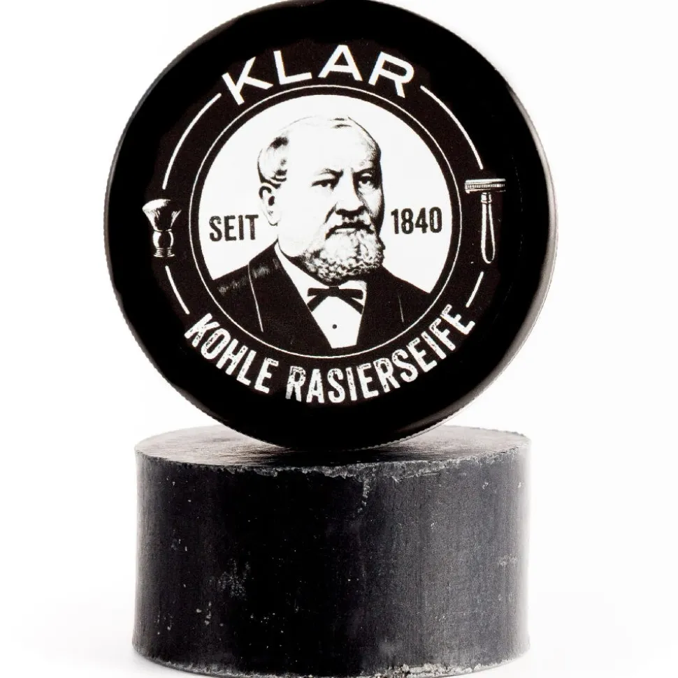 Klar's Rasierseife Aktivkohle 110 g