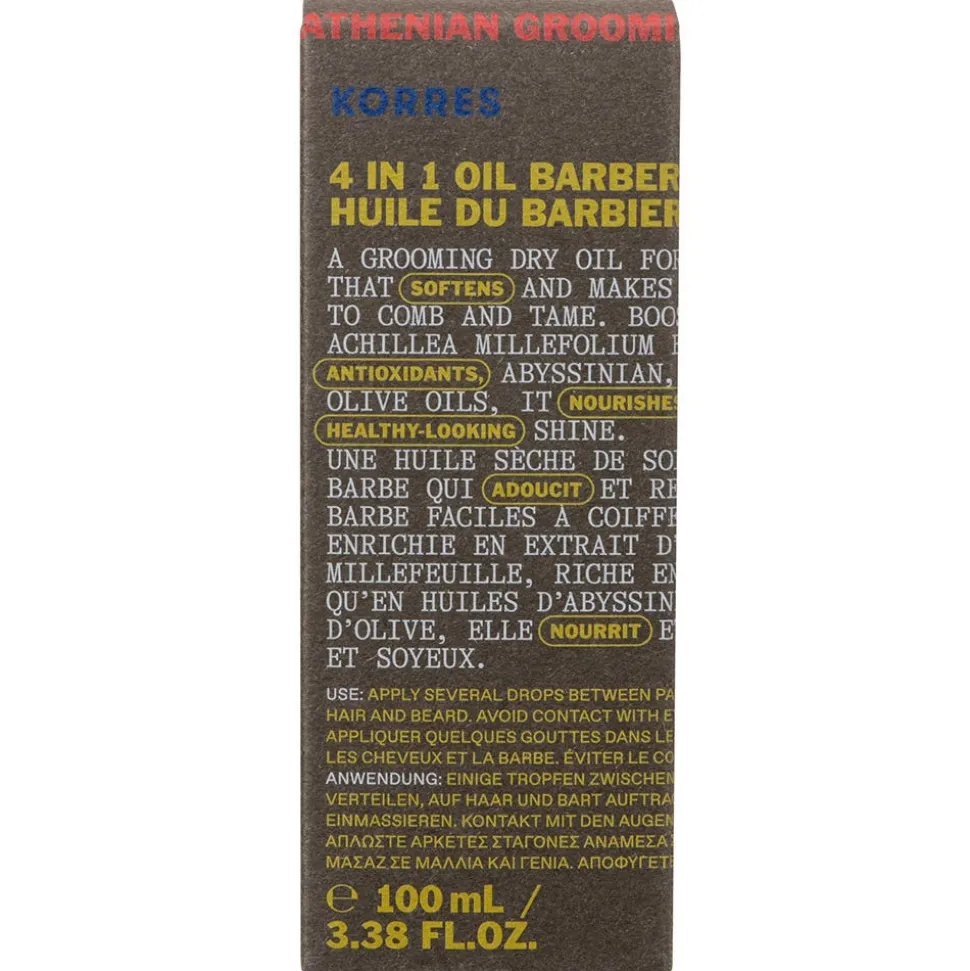 Korres Men Athenian Grooming 4-in-1 Männer Pflegeöl 100 ml