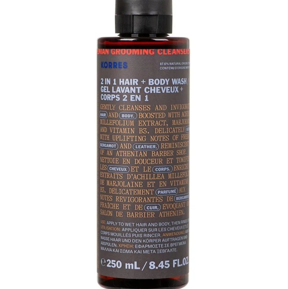 Korres Men Athenian Grooming 2-in-1 Shampoo und Duschgel 250 ml