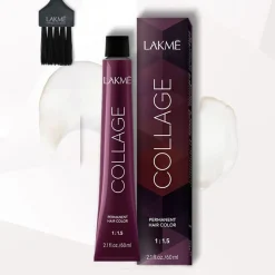 Lakmé Permanente Haarfarbe Collage 1/00 Schwarz Natur 60 ml