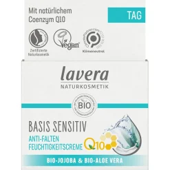 Lavera Basis Sensitiv Antifalten Feuchtigkeitscreme Q10 50 ml