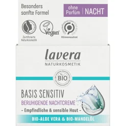 Lavera Basis Sensitiv Beruhigende Nachtcreme 50 ml