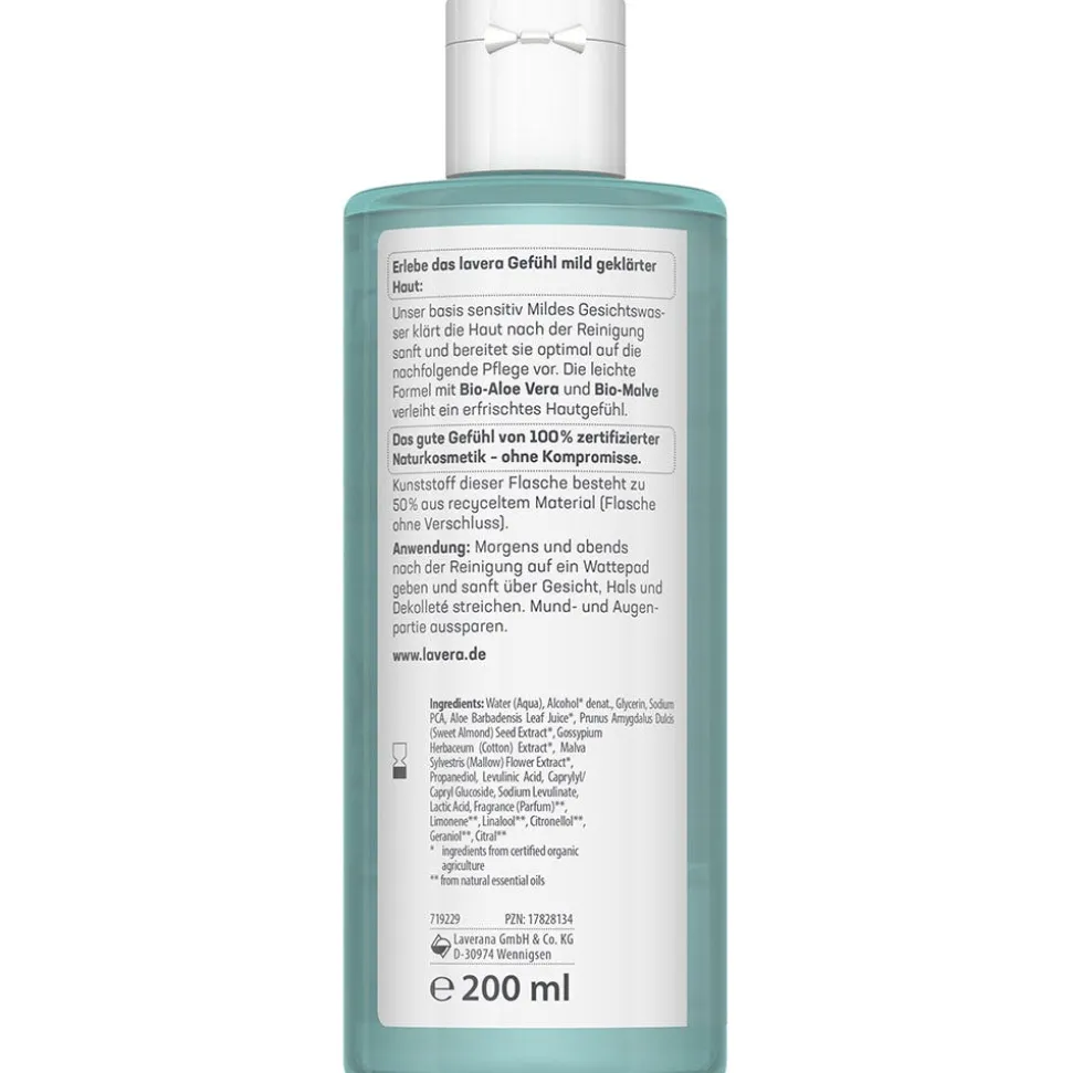 Lavera Basis Sensitiv mildes Gesichtswasser 200 ml