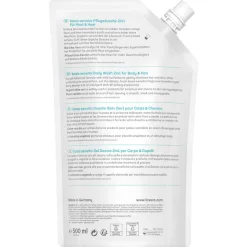 Lavera Basis Sensitiv Pflegedusche 2 in 1 Nachfüllbeutel 500 ml