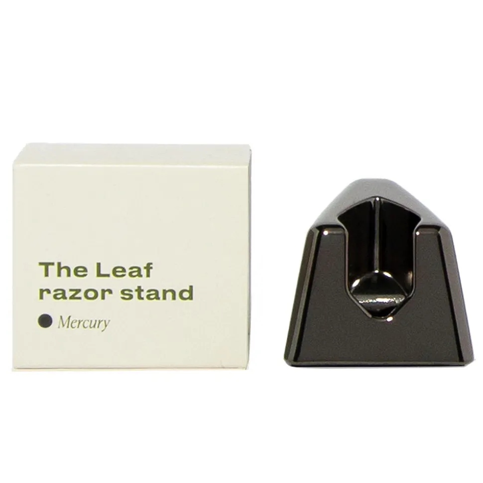Leaf Shave Leaf Razor Stand Mercury