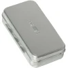 Leaf Shave Twig Travel Case Silver