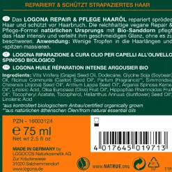 LOGONA Repair & Pflege Haaröl Bio-Sanddorn 75 ml