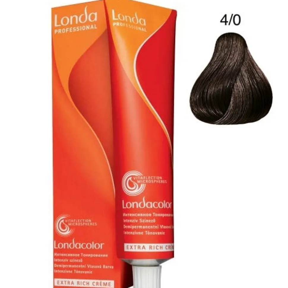 Londa Demi-Permanent Color Creme 4/0 Mittelbraun 60 ml