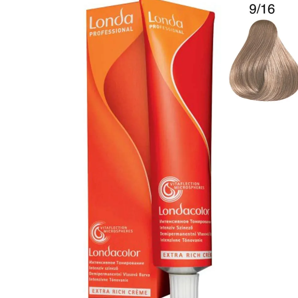 Londa Demi-Permanent Color Creme 9/16 Lichtblond Asch Violett 60 ml