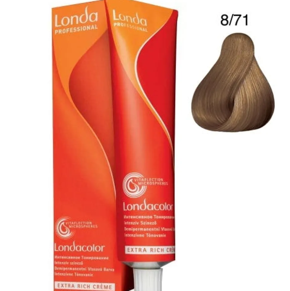 Londa Demi-Permanent Color Creme 8/71 Hellblond Braun-Asch 60 ml