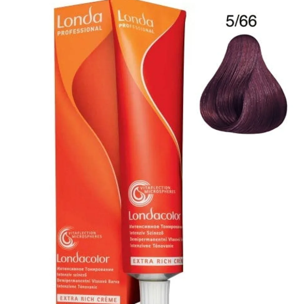 Londa Demi-Permanent Color Creme 5/66 Hellbraun Violett intensiv 60 ml