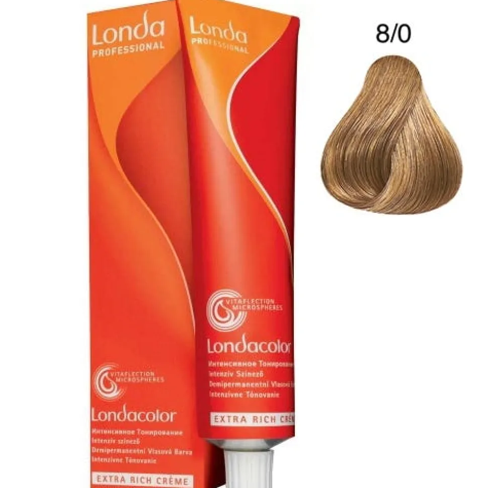 Londa Demi-Permanent Color Creme 8/0 Hellblond 60 ml