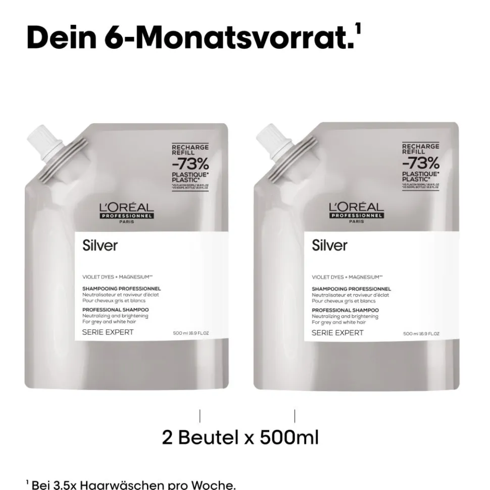 L'Oréal Professionnel Paris Serie Expert Silver Shampoo Refill 500 ml