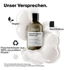 L'Oréal Professionnel Paris Serie Expert Absolut Repair Molecular Shampoo Refill 500 ml