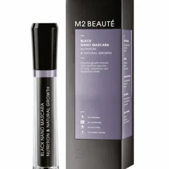 M2 Beauté Black Nano Mascara & Natural Growth 6 ml