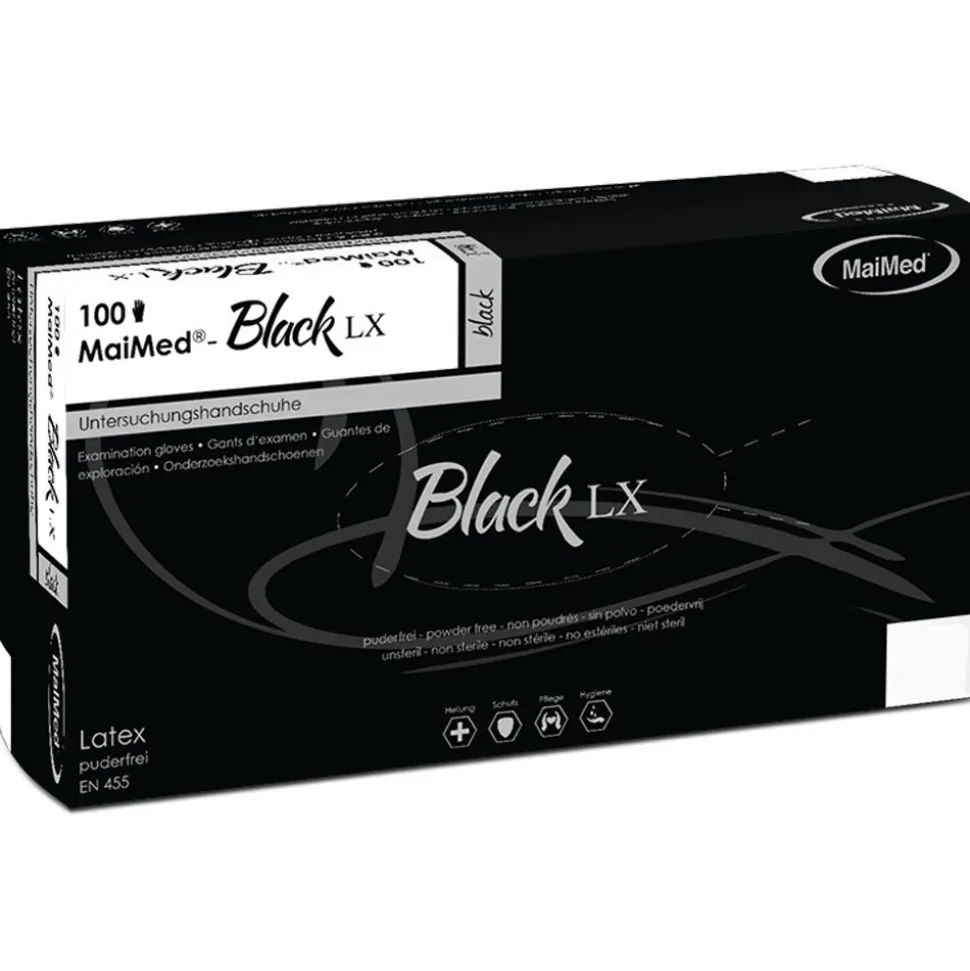 MaiMed Handschuh Black 100 Stück Gr. S