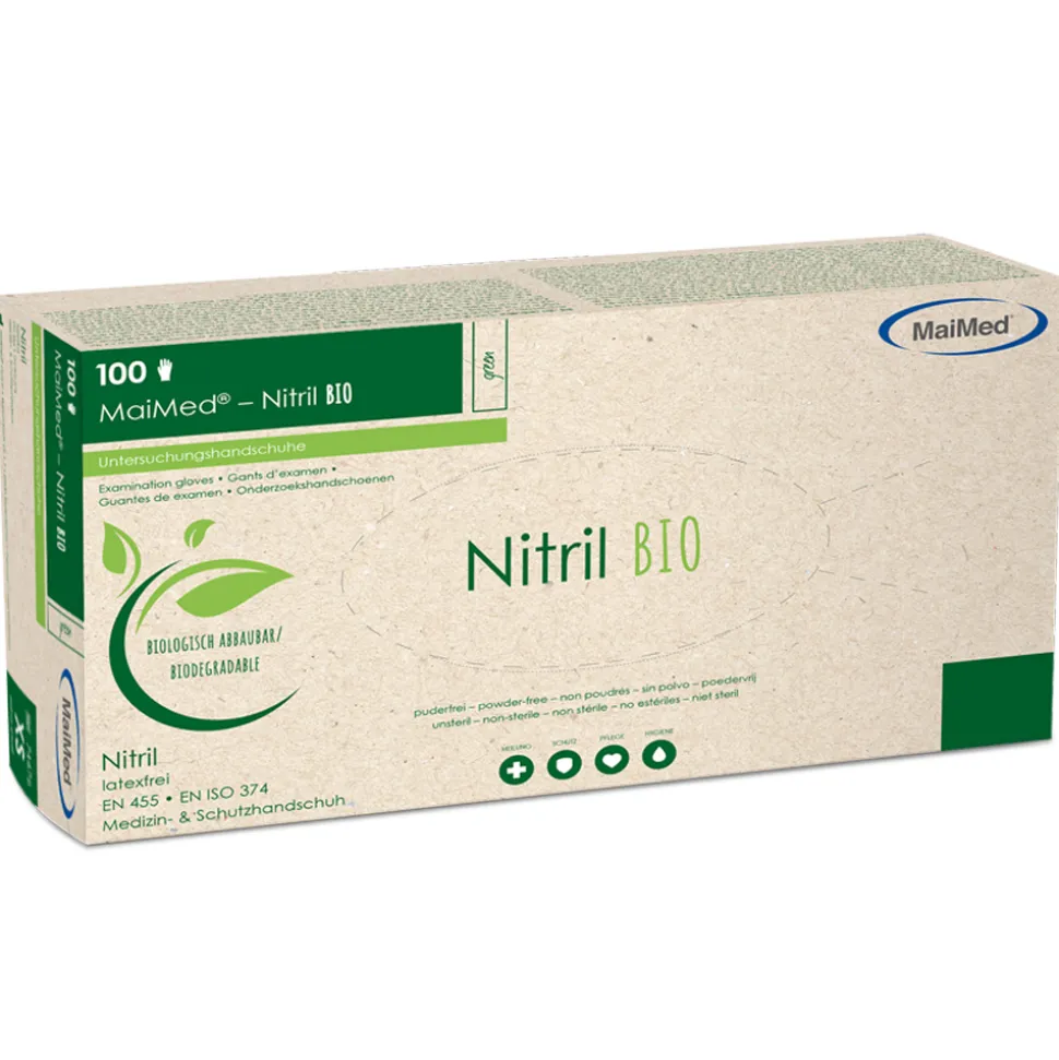 MaiMed-Nitril BIO Größe M unsteril 100 Stück/Box