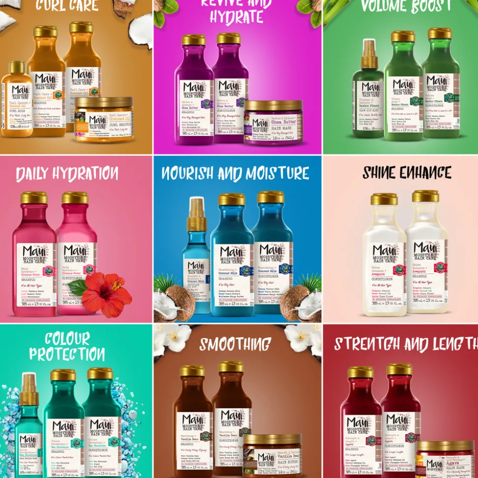 Maui Moisture Revive & Hydrate Shea Butter Shampoo 385 ml