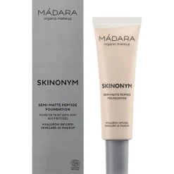 MÁDARA Semi-Matte Peptide Foundation #15 Stone 30 ml
