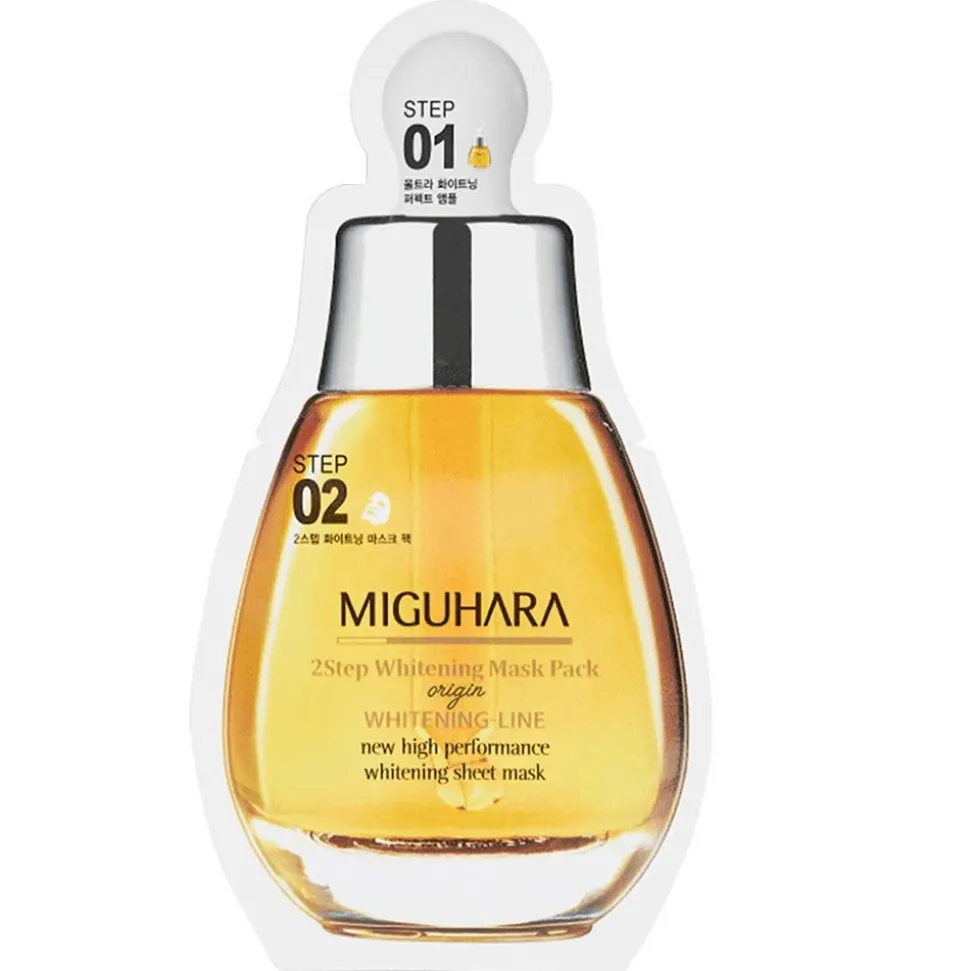 Miguhara 2 Step Whitening Mask Pack Origin