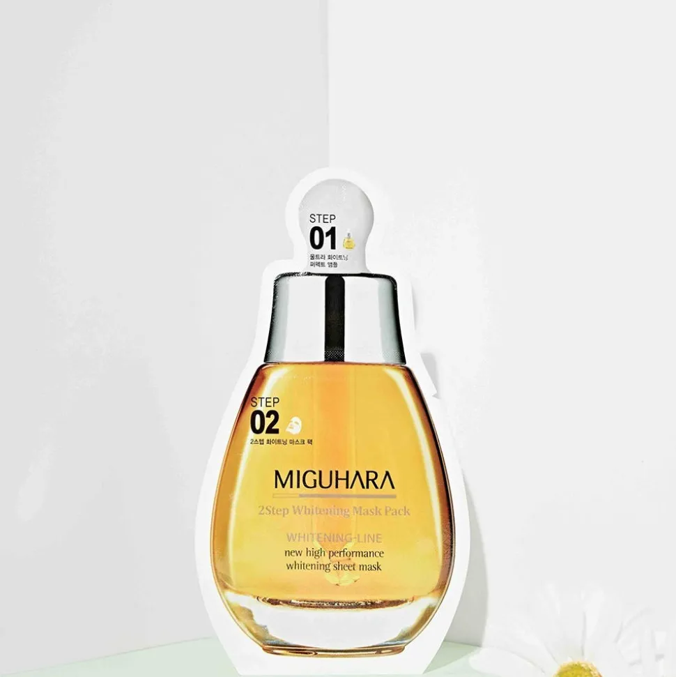 Miguhara 2 Step Whitening Mask Pack Origin