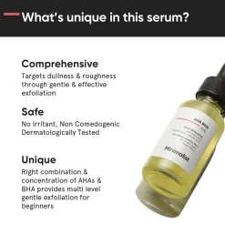 Minimalist AHA BHA 10% Face Exfoliator 30 ml