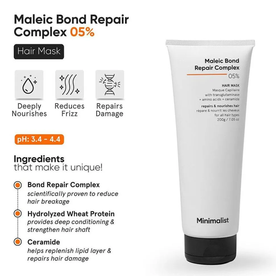 Minimalist Maleic Bond Repair Complex 5% Mask 200 g