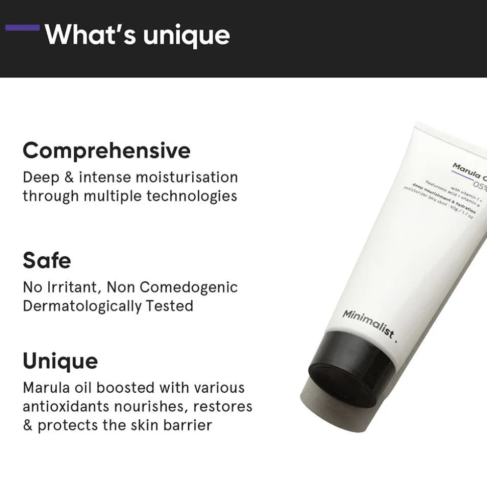 Minimalist Marula Oil 05% Moisturizer 50 g