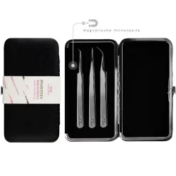 Miss Lashes Pinzetten Magnet Etui Schwarz
