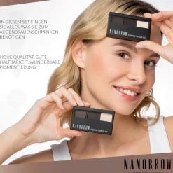 Nanobrow Eyebrow Powder Kit Dark 4 g