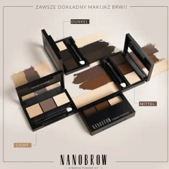 Nanobrow Eyebrow Powder Kit Dark 4 g