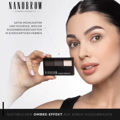 Nanobrow Eyebrow Powder Kit Dark 4 g