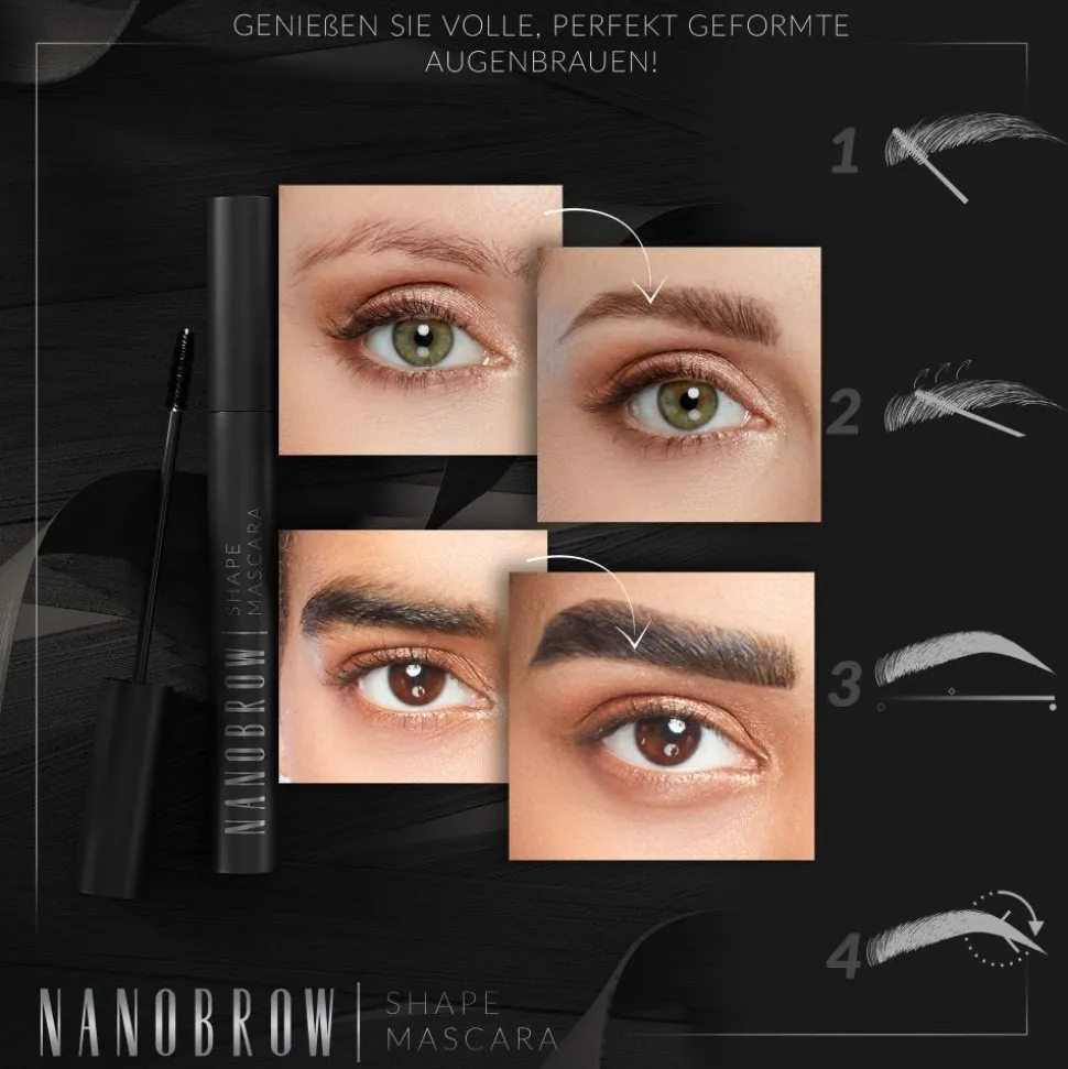 Nanobrow Shape Mascara Black 7 ml