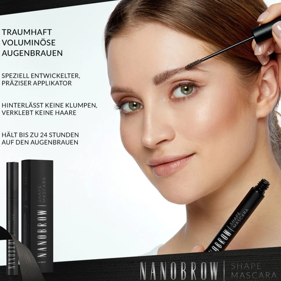 Nanobrow Shape Mascara Black 7 ml