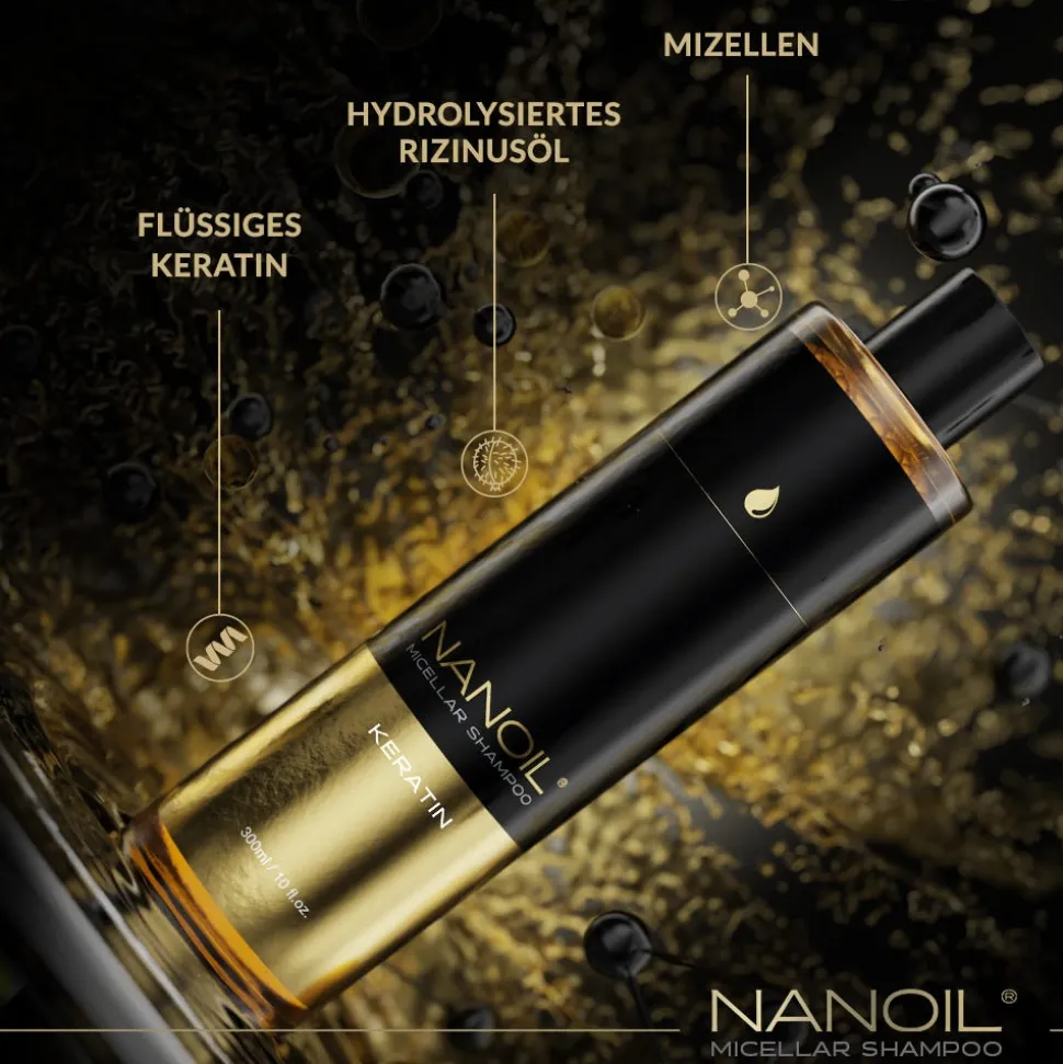 Nanoil Keratin Micellar Shampoo 300 ml