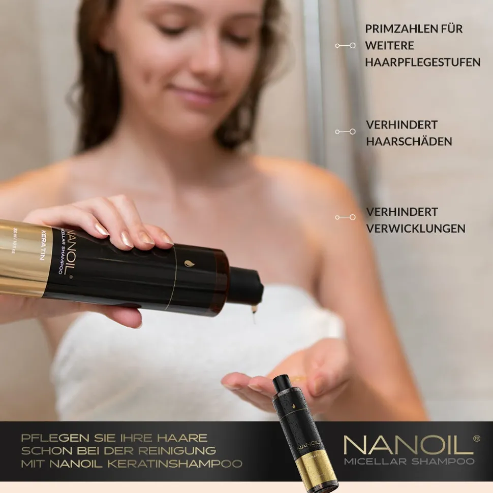 Nanoil Keratin Micellar Shampoo 300 ml