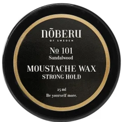 Nõberu of Sweden Moustache Wax Strong Hold - Sandalwood 25 ml