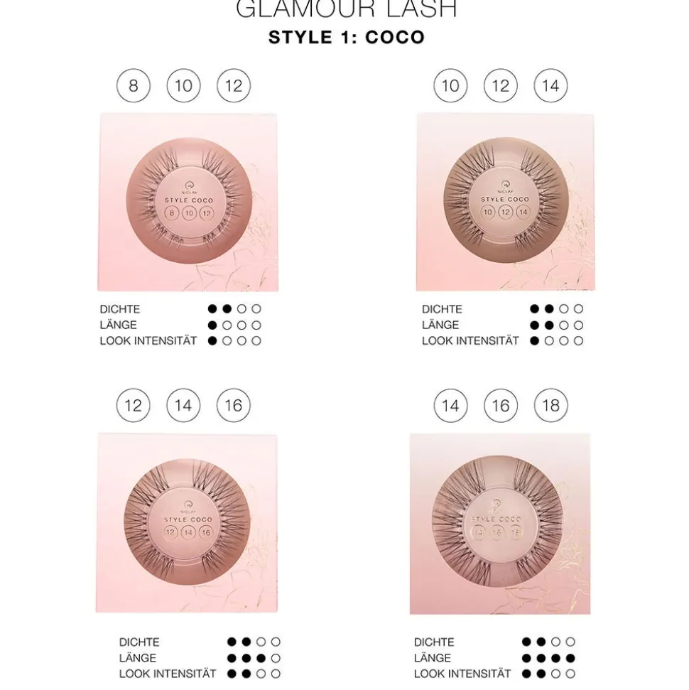 Niclay Glamour Lash Single Coco 12/14/16 mm
