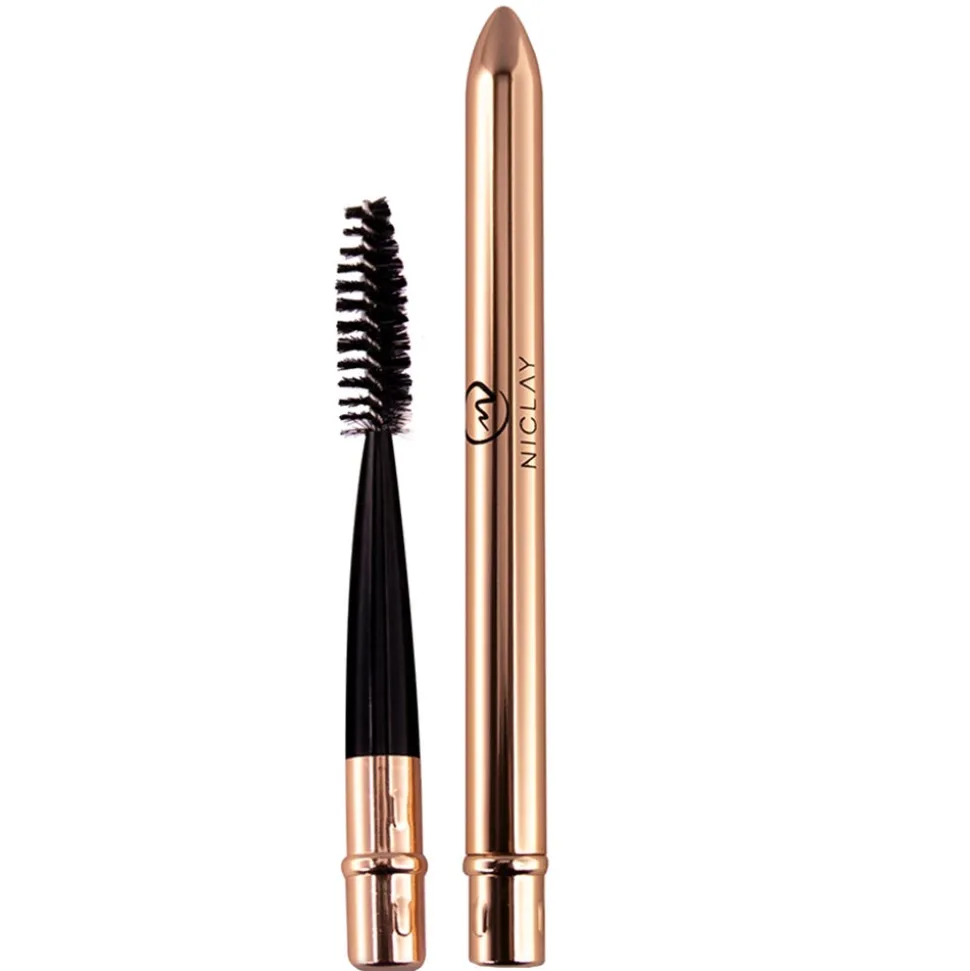 Niclay Mascarabürste mit Deckel Rosegold