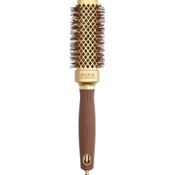 Olivia Garden Blowout Straight Wavy Bristle Gold & Brown 30 mm
