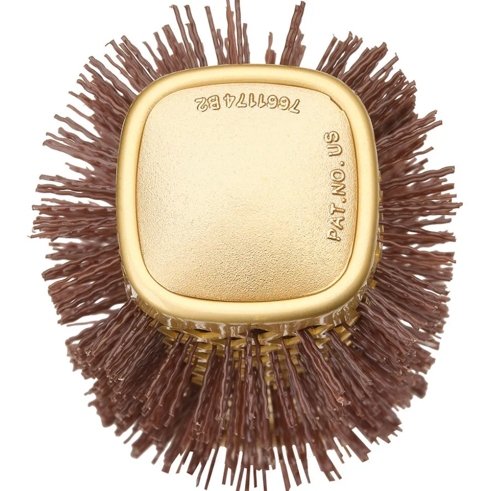 Olivia Garden Blowout Straight Wavy Bristle Gold & Brown 30 mm