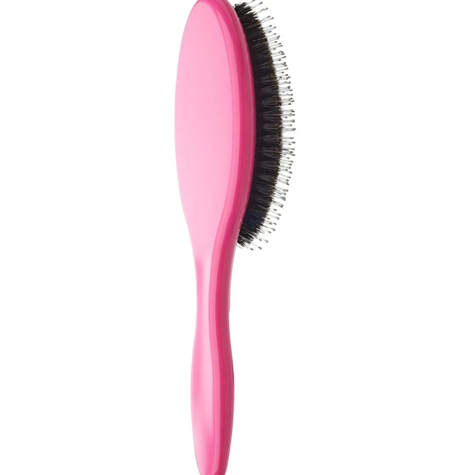 Olivia Garden CARE OVAL Boar & Nylon Bristles Pink