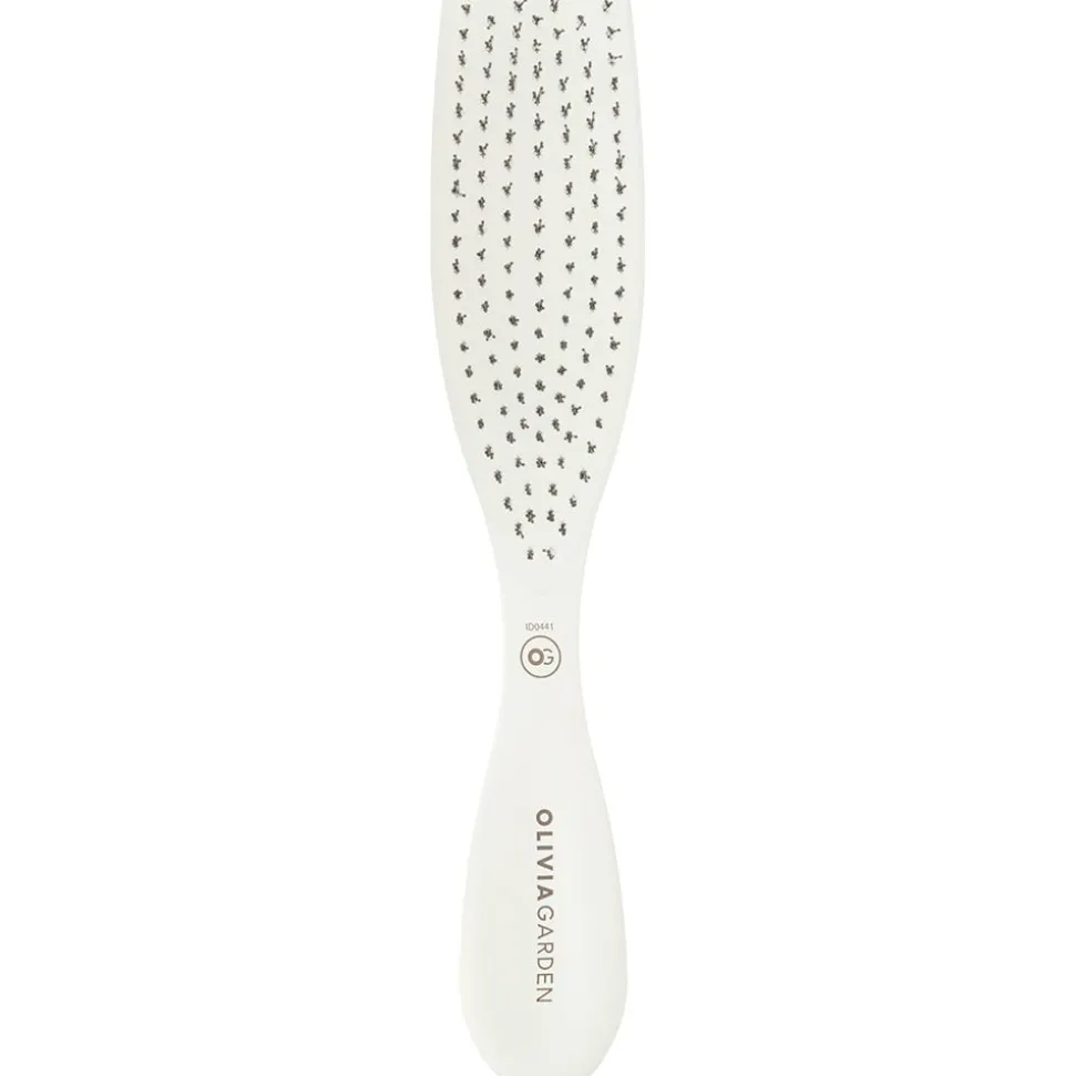 Olivia Garden Essential Style Wet Fine Hair Bristles Ice White