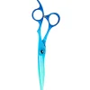 Olivia Garden PowerCut Rainbow Blue Haarschneideschere 6,25'' Rechtshand