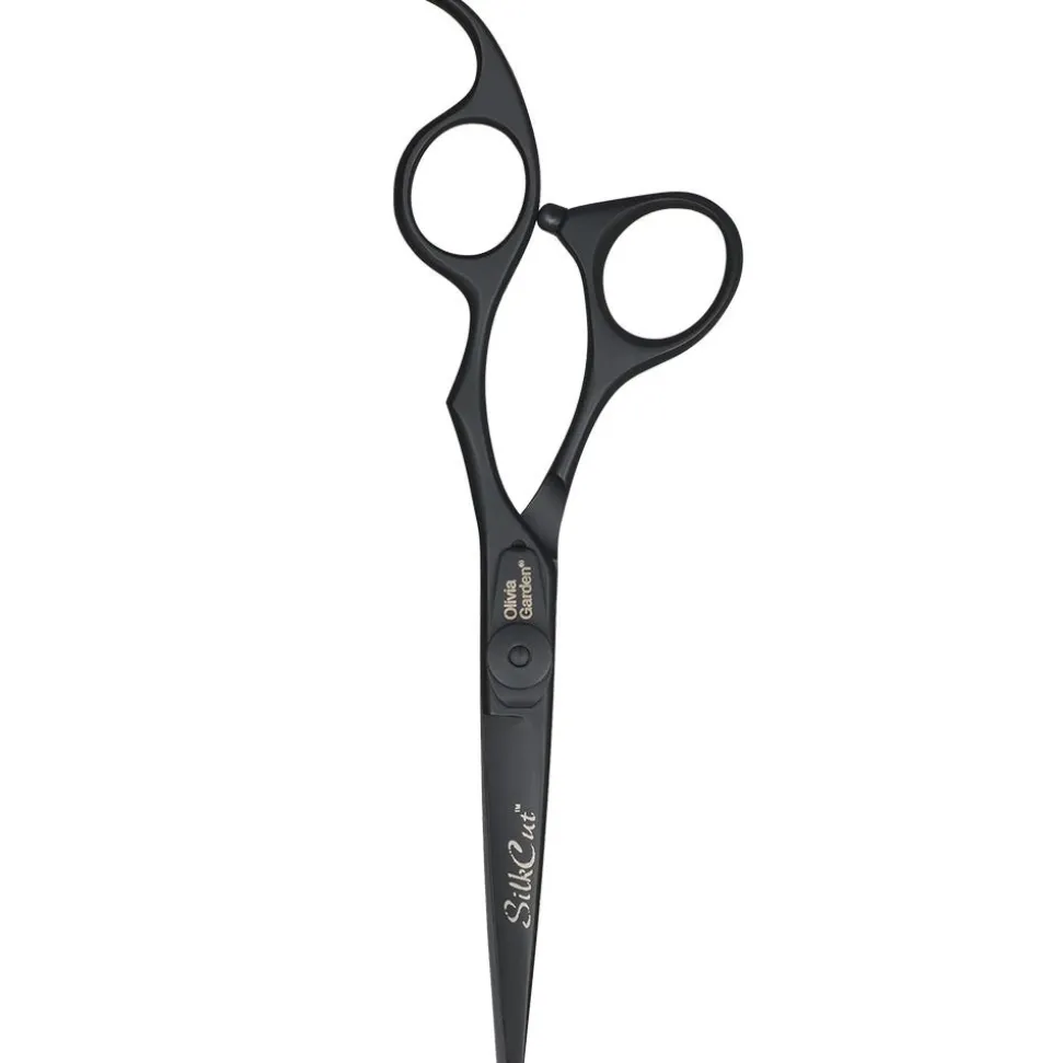 Olivia Garden SilkCut Matt Black Haarschneideschere 5,75'' Rechtshand